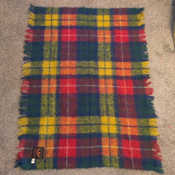 Vintage Creagaran Wool Blend Blanket Scotland - Picture 3 of 4